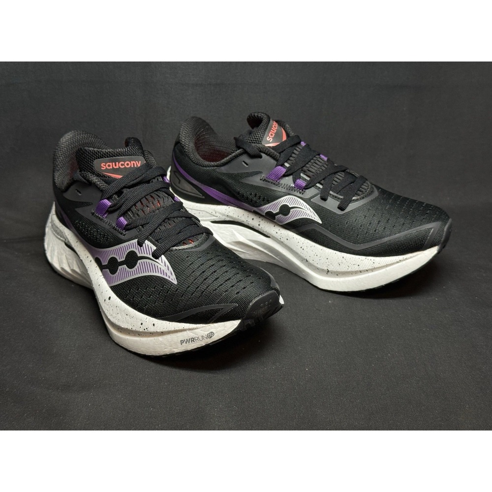 NEW Women Size‎ 7 - Saucony Endorphin Speed 4 Black Violet Running Walking